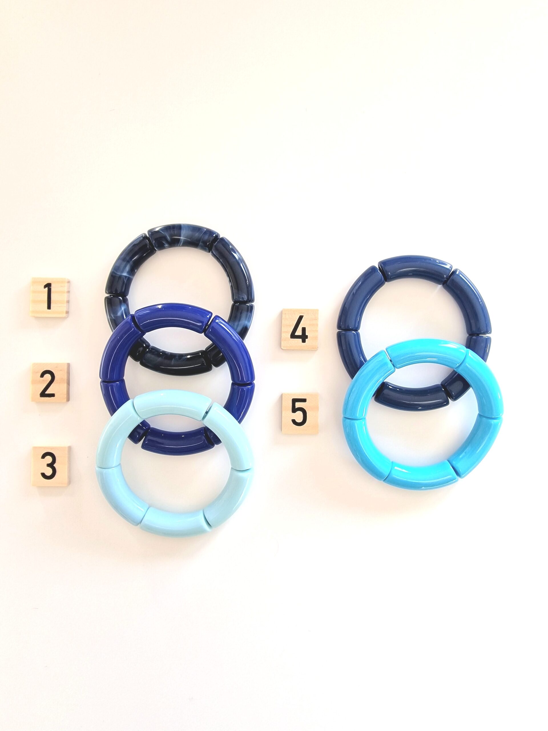 Bracelet uni BLEU