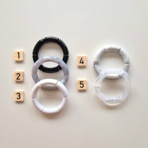 Bracelet uni BLANC