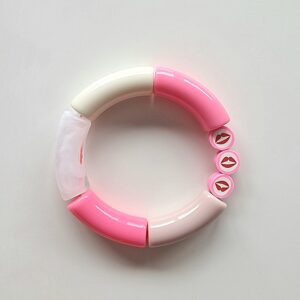 Bracelet BIG BISOUS rose