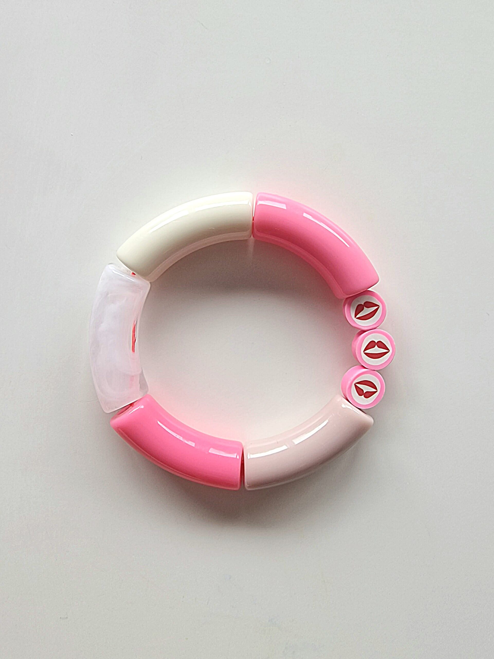 Bracelet BIG BISOUS rose