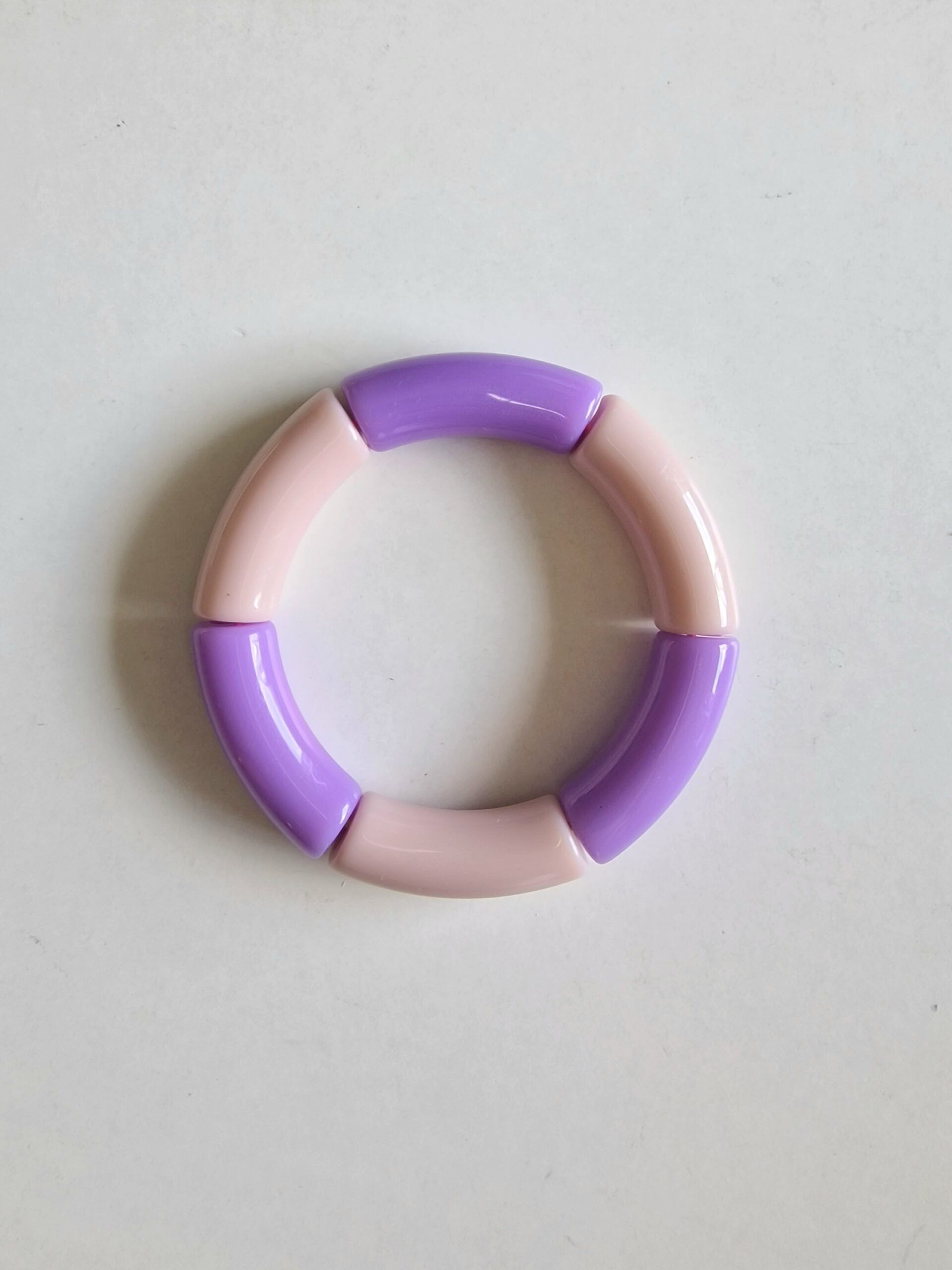 Bracelet bouée mauve et violine