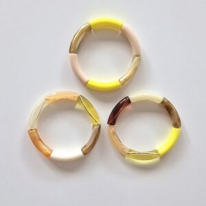Trio de bracelets fins NICE