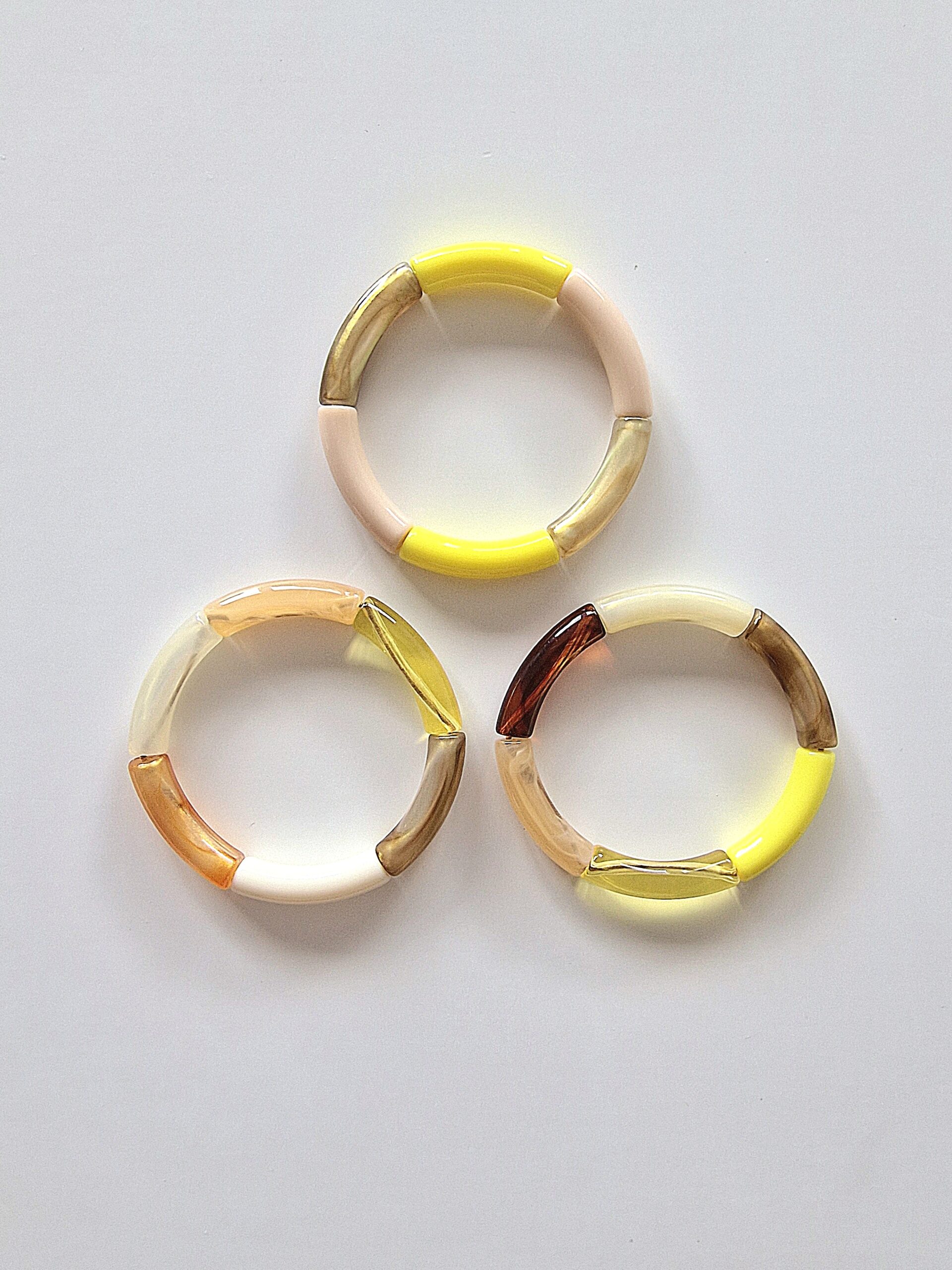 Trio de bracelets fins NICE