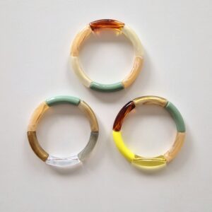 Trio de bracelets fins LYON