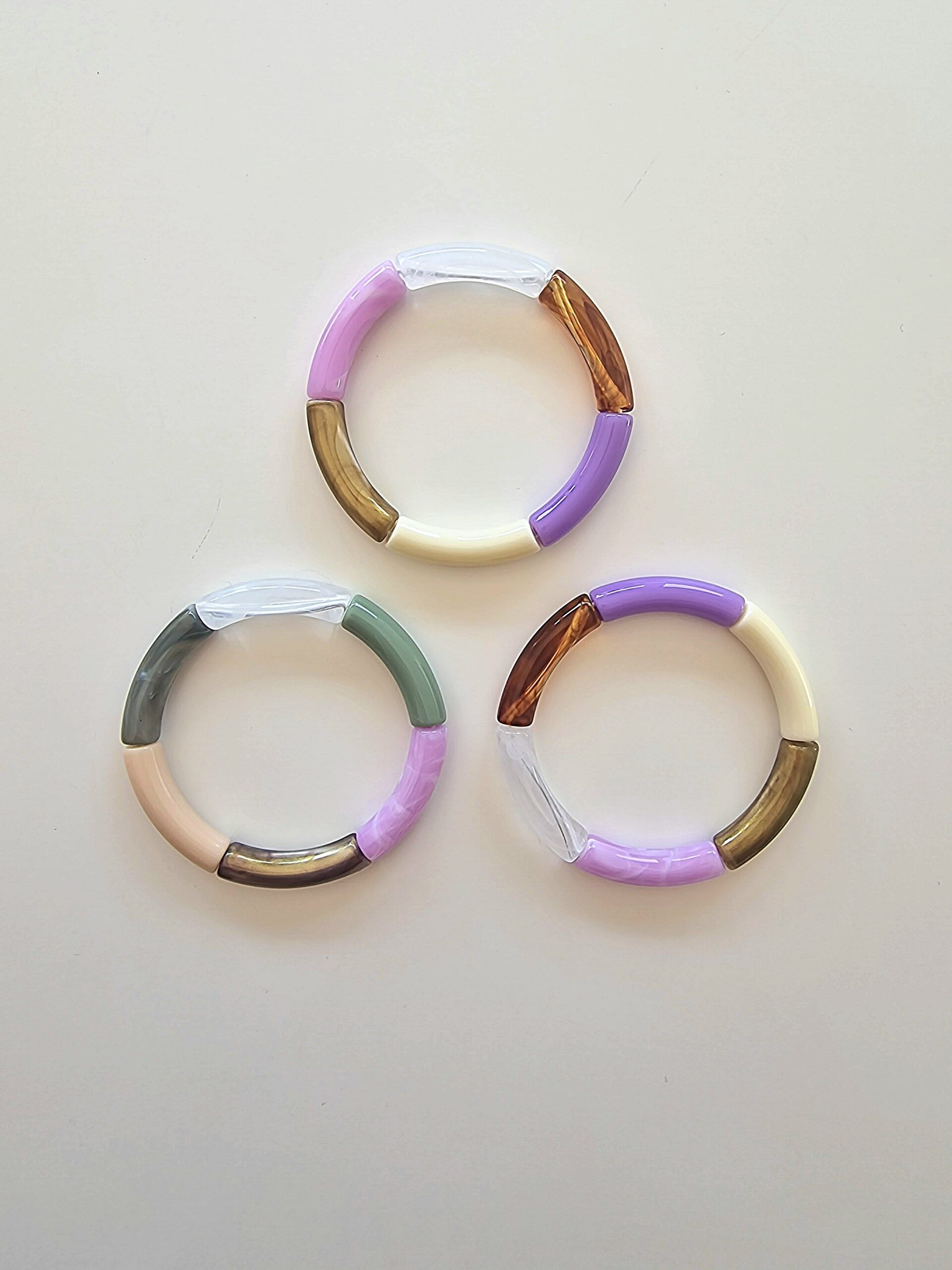 Trio de bracelets fins ANNECY