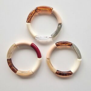 Trio de bracelets fins BRISBANE