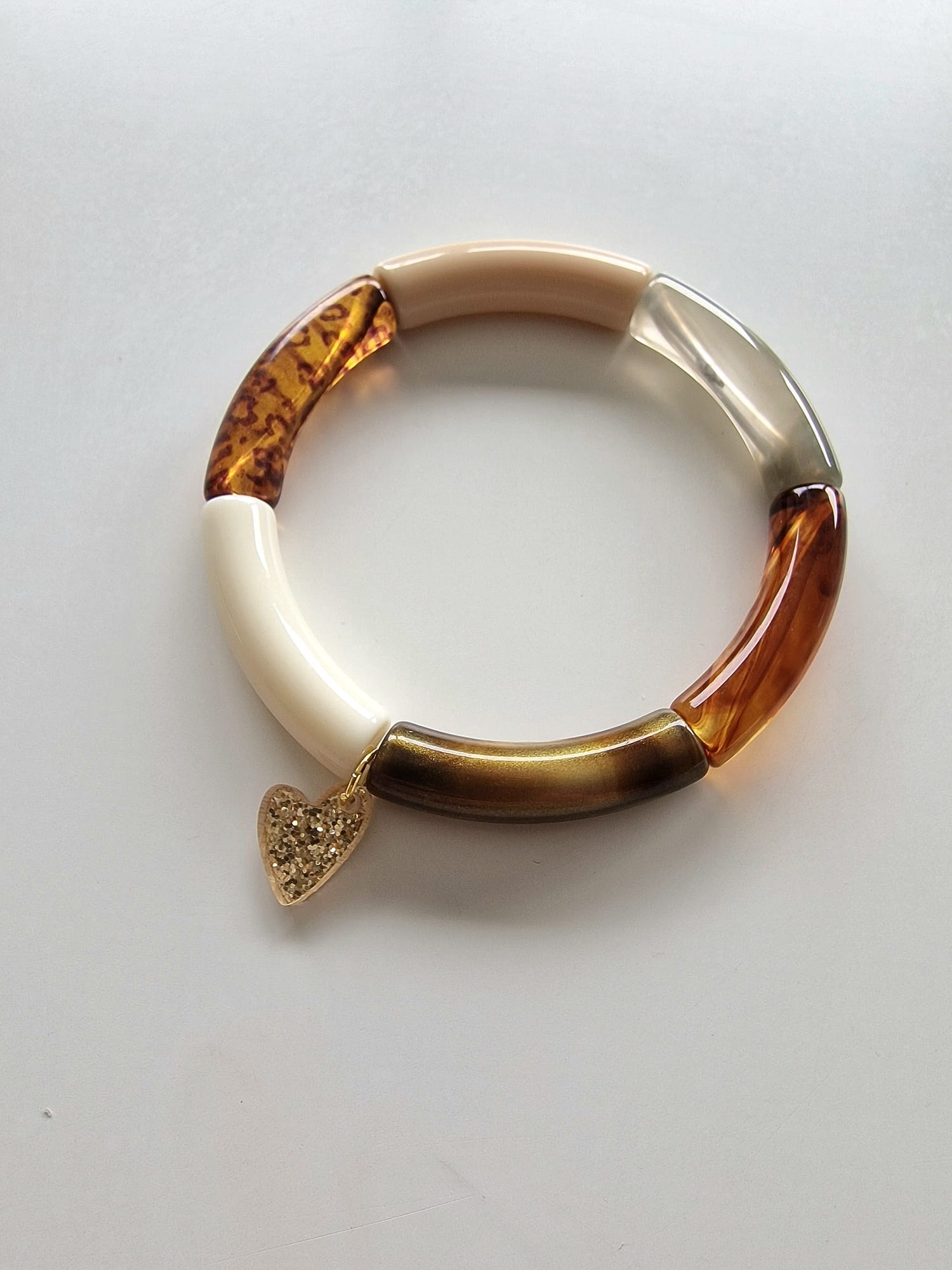 Bracelet fin LOS ANGELES, pampille étoile ou coeur - Image 3