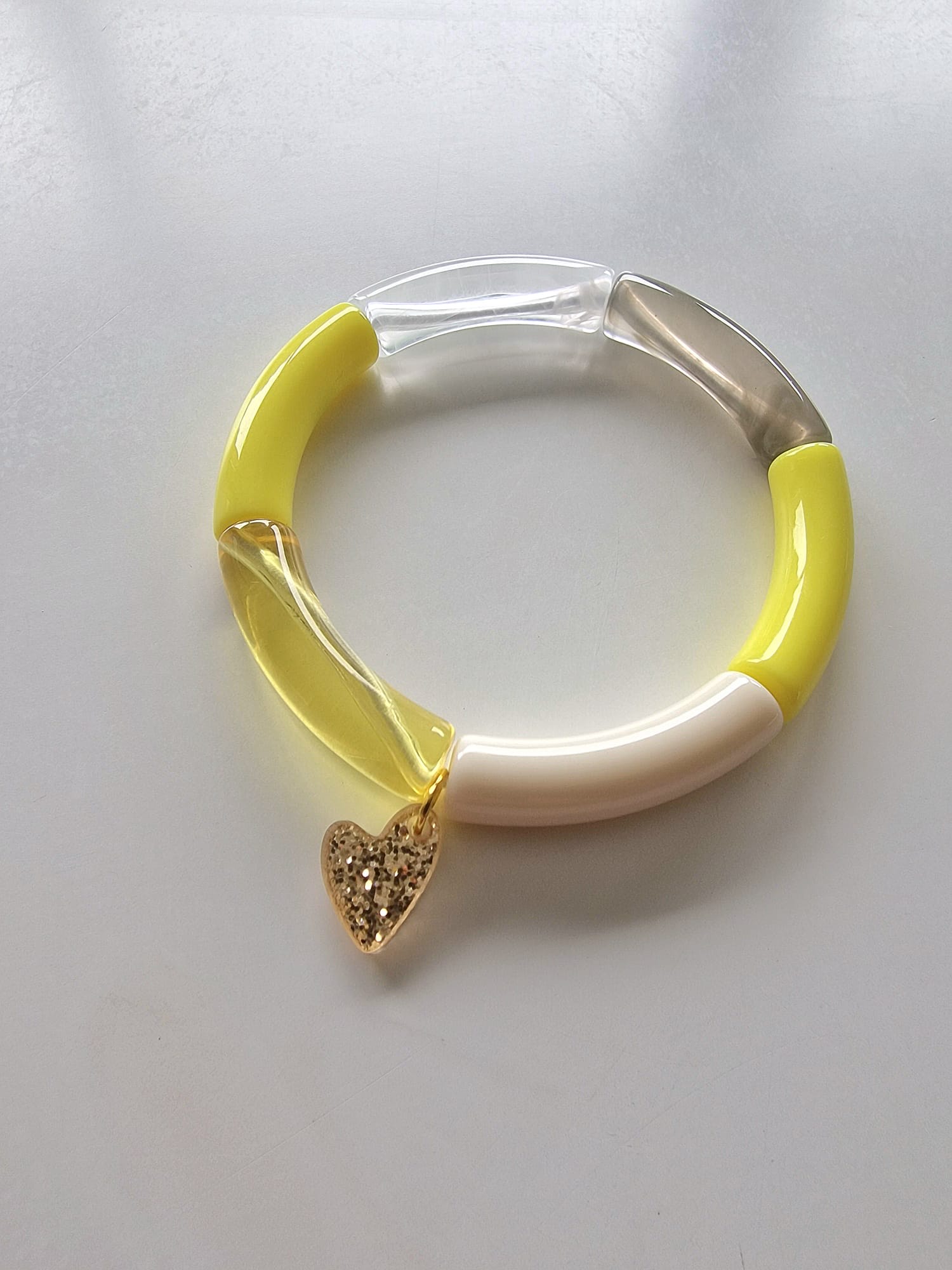 Bracelet fin LOS ANGELES, pampille étoile ou coeur - Image 4
