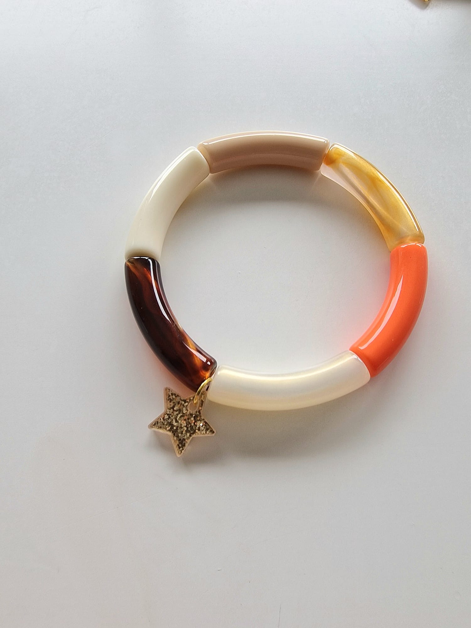 Bracelet fin LOS ANGELES, pampille étoile ou coeur - Image 6