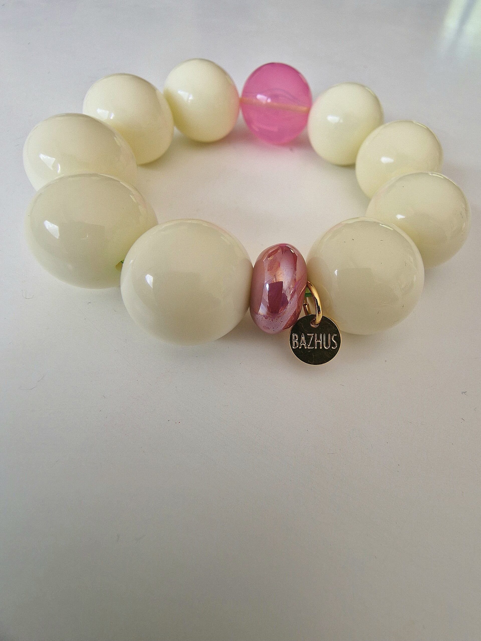 Bracelet avec perles rondes colorées PAVLOVA - Image 3